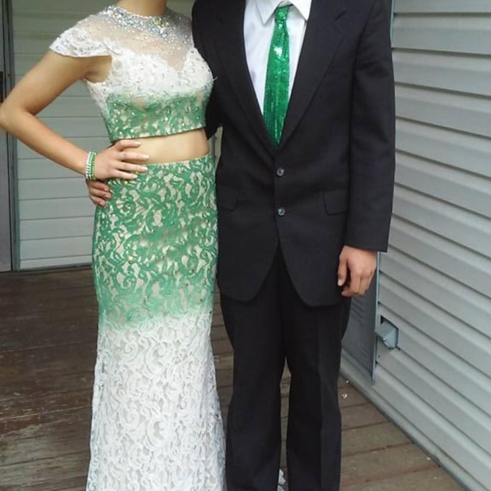2 Piece Prom Dress